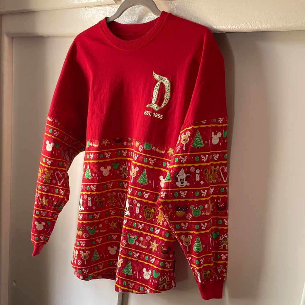 Red Disneyland Christmas Spirit Jersey